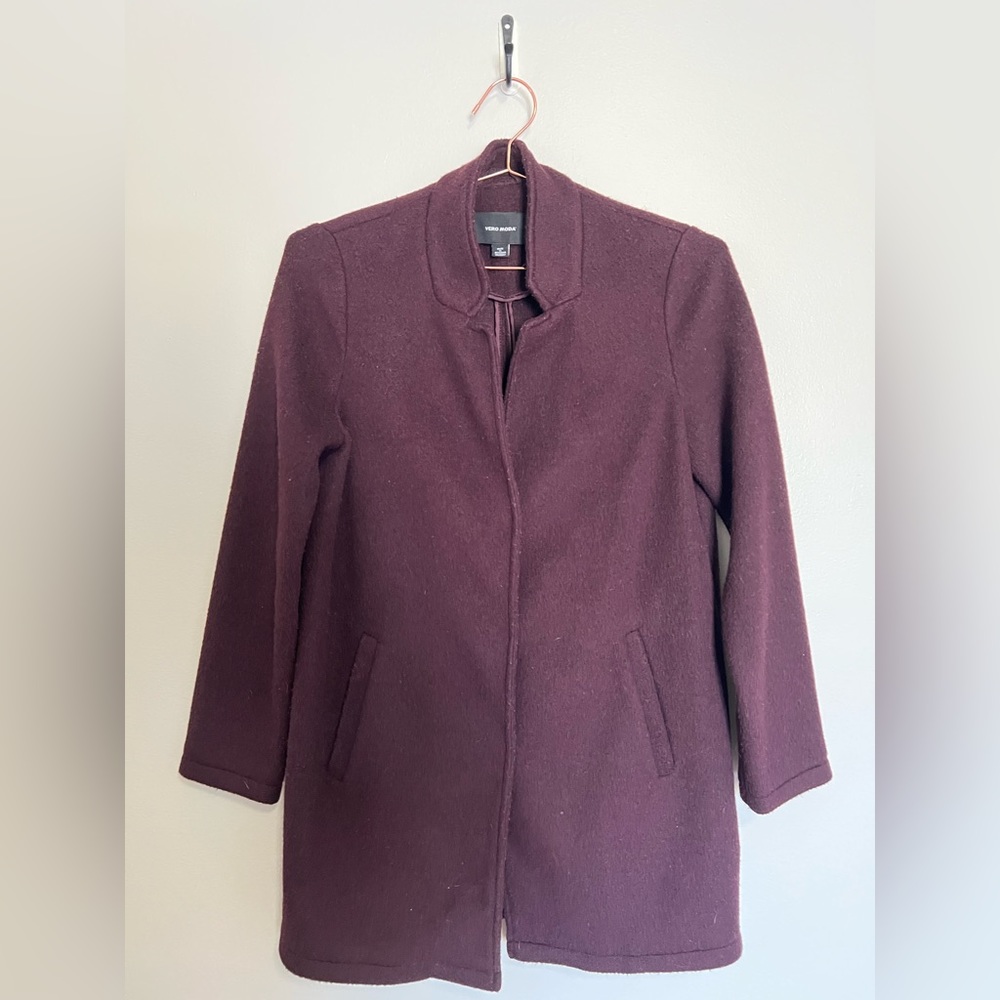 Vero Moda Pea Coat - Carson Knit Jacket - Size Small